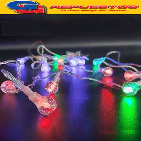 GUIRNALDA 28 MINI FOQUITOS LED MULTICOLOR A 220 ENCHUFE