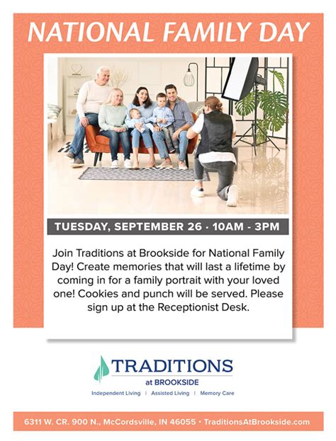 National Family Day | Traditions at Brookside | McCordsville, IN