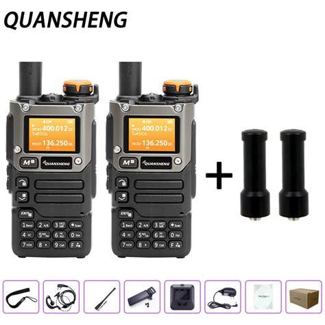 Quansheng Uv K Walkie Talkie W Airband Radio Type C Charge U Vhf Two