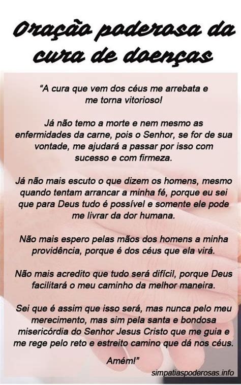 Oração Poderosa Da Cura De Doenças Amigo ou Familiar Oração