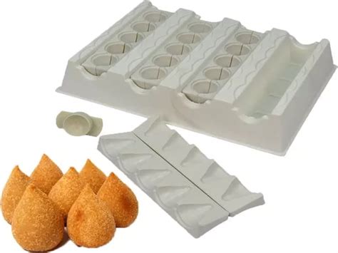 Formas Fábrica Coxinhas Salgado Modelador Faz 20 Coxinhas