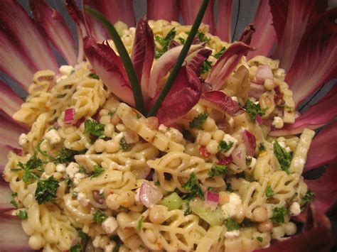 Marie est dans son assiette Salade de pâtes en duo façon italo grecque