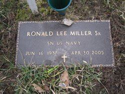 Ronald Lee Miller Sr 1937 2005 Find A Grave Memorial