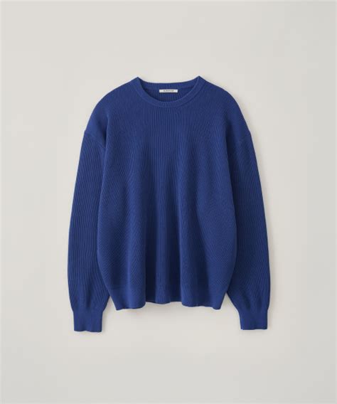 MUSINSA BLANK ROOM All Weather Crew Knit BLUE