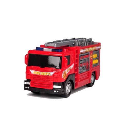 Mirax Hobbies - MOTORMAX 78072 7.5PULG LIGHT & SOUND FIRE ENGINE