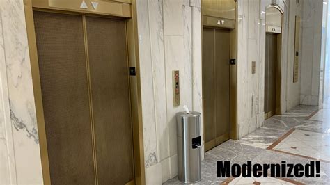 Modernized Otis Traction Elevators At The Kearns Building In Salt Lake