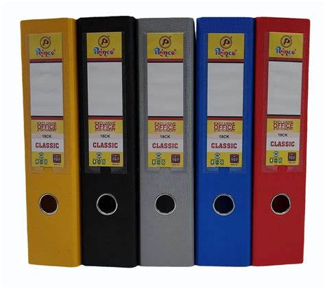 Paper Prince Classic Lever Arch File Multicolor Size A At Rs