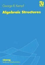 Algebraic Structures SpringerLink