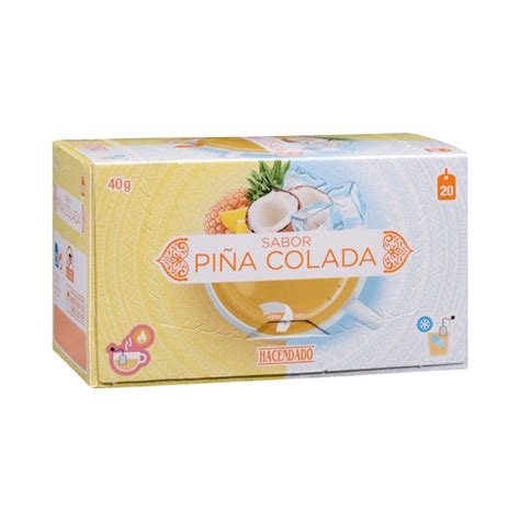 Infusión sabor piña colada Hacendado fría o caliente Mercadona