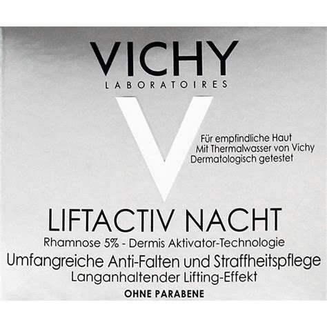 Vichy Liftactiv Nachtcreme Ml Pzn St Christophorus Apotheke