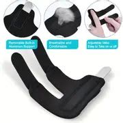 2-pack Adjustable Finger Splints - Synthetic Rubber Support Braces For Broken, Arthritic Fingers ...