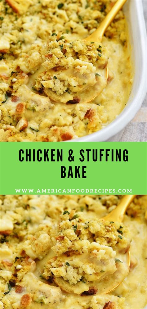 Chicken & Stuffing Bake - Recipe By Mom