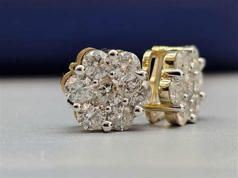 14KT Gold 3.00CT Diamond Earrings – VJ Diamond Sanford Orlando