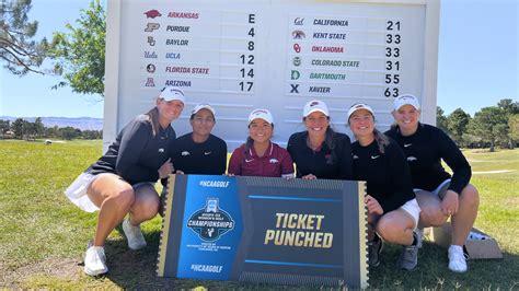 Arkansas Womens Golf Wins Ncaa Las Vegas Regional And Advances To