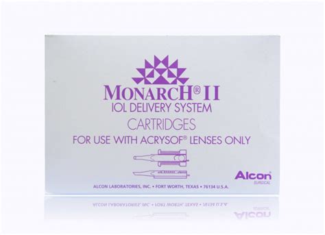 Alcon 8065977757 Alcon Monarch Ii Iol Delivery System A Esutures