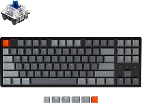 Keychron K Tkl Rgb Optical Blue Hot Swappable Aluminum Wireless Keyboard Images At Mighty Ape Nz