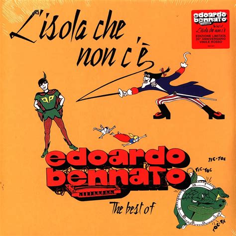 Edoardo Bennato L Isola Che Non C E Red Vinyl Edtion Vinyl Lp