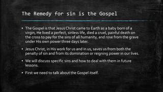 The Remedy For Sin PPT