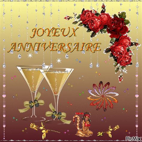 Joyeux Anniversaire  Animé Gratuit Picmix