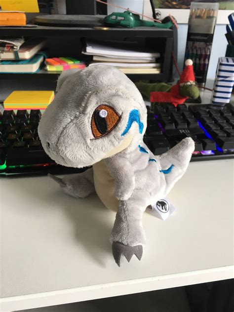 Blue Raptor Plush by RedWolfDoctor on DeviantArt