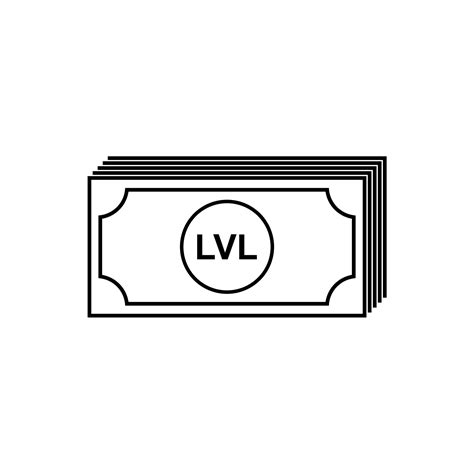 Latvia Currency Symbol, Latvian Lats Icon, LVL Sign. Vector ...