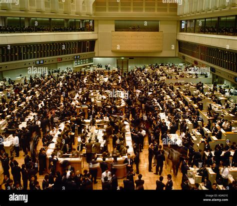 Tokyo Stock Exchange Tokyo Japan Stock Photo Alamy