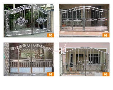 Stainless Steel Main Gate Design For Homes For Office 10x6 Feet At