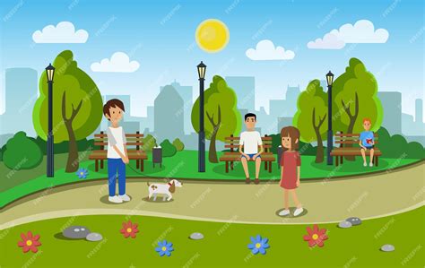 Community Park Clipart