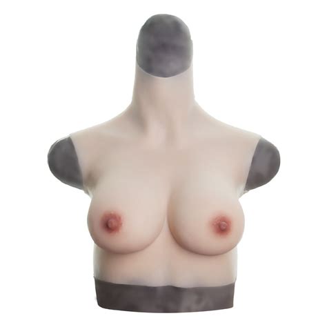 Buste Faux Seins Remplissage Silicone Col Haut Bonnet B C D E G