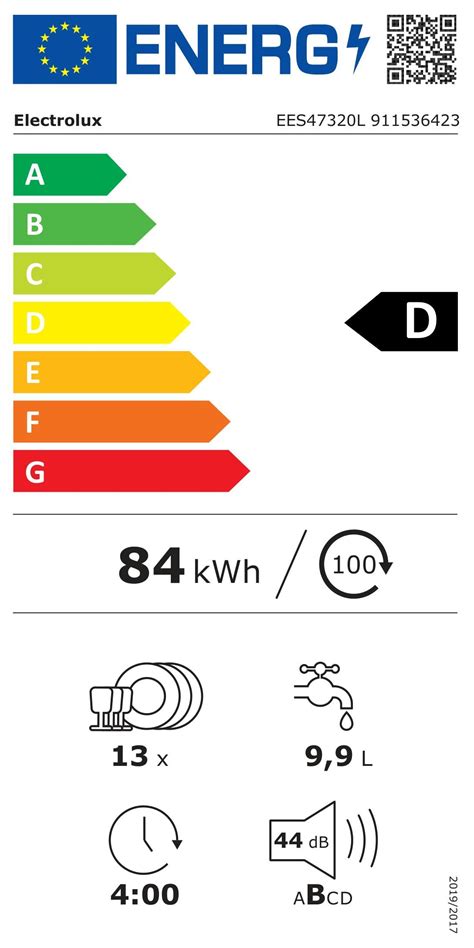 Electrolux EES47320L lave-vaisselle Entièrement intégré 13 places A ...