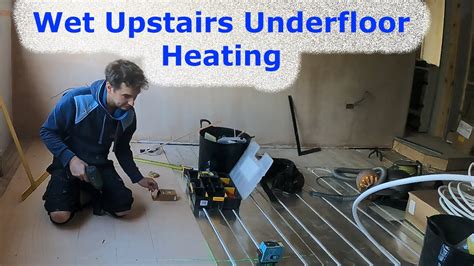 Installing Upstairs Wet Underfloor Heating Suspended Floor System Diy