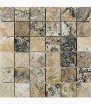 22 ANTIQUE ONYX Polished Travertine MOSAIC Ozer Tile Stone