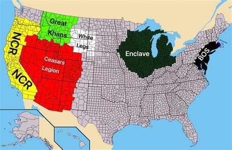 Updated Faction Map Fallout Amino