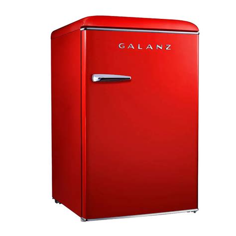 Galanz Galanz 44 Cu Ft Retro Mini Refrigerator Single Door Fridge