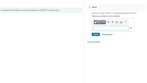 Solved The Electric Field Cm From A Very Long Charged Chegg