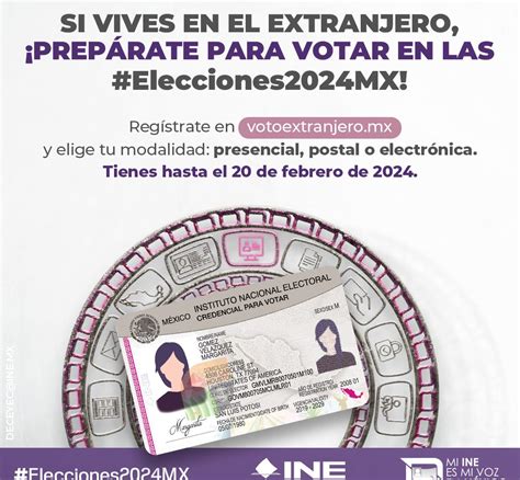 Presenta INE Modelo De Voto Presencial Para El Sufragio Extraterritorial