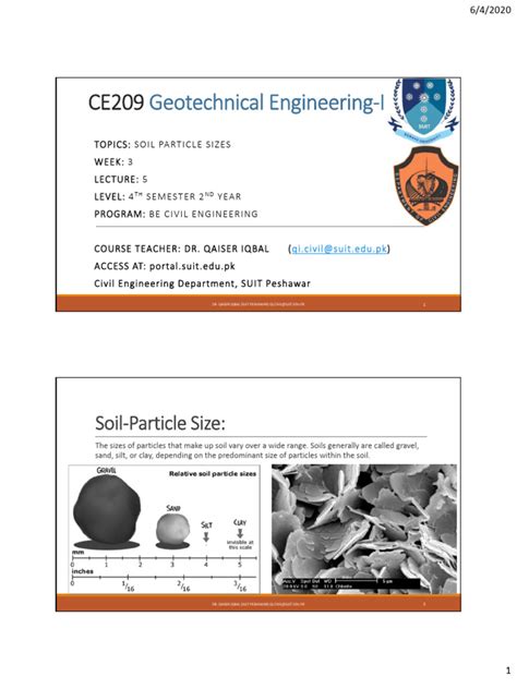 5-Soil Particle Sizes | PDF