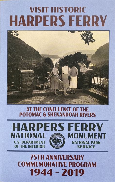 Hfnhp Th Anniversary Commemorative Program Harpers Ferry Park