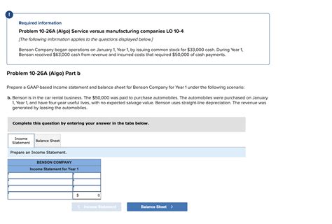 Solved Required Information Problem A Algo Service Chegg