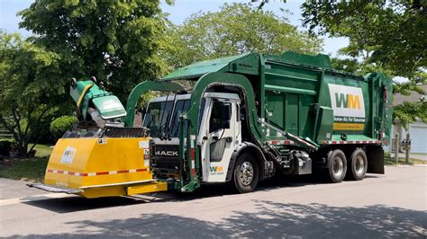 Brand New Waste Management Mack LR McNeilus Meridian Curotto Can