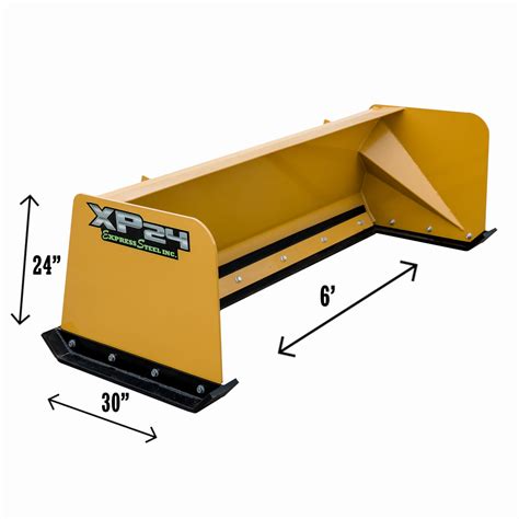 ES XP-24 Snow Pusher- Mini-Skid Mount – TN Skid Steer Supply