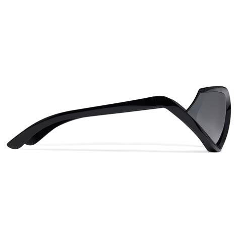 Balenciaga Side Xpander Cat Sunglasses Black Sunglasses