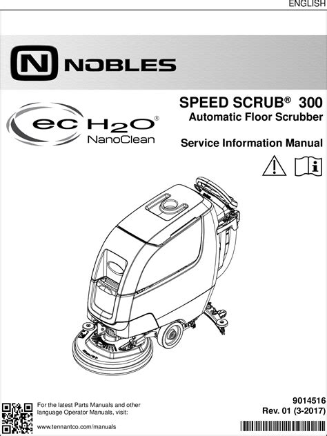 SS300 Service Manual Nobles walk behind floor scrubber