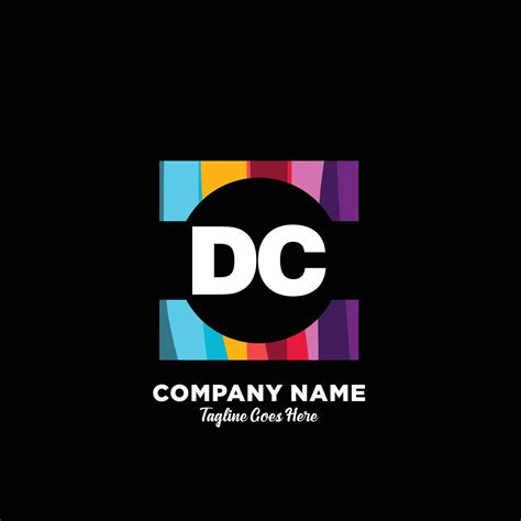 DC initial logo With Colorful template vector. 21272745 Vector Art at ...