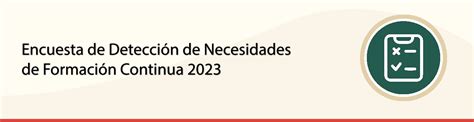 Encuesta de Detección de Necesidades de Formación Continua 2023