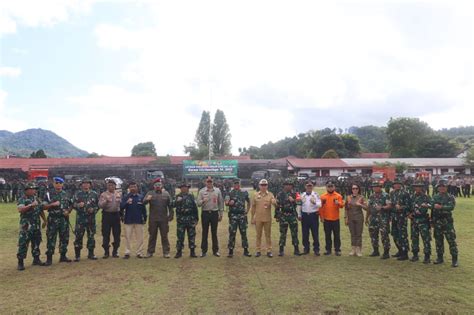 Pembukaan Latihan Penanggulangan Bencana Alam KOREM 131 Santiago