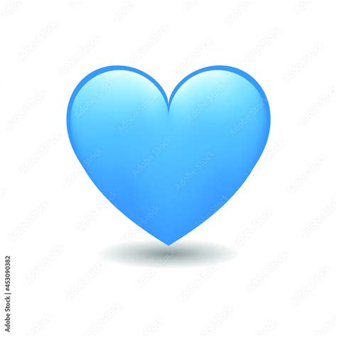 Heart Love Emoji Icon Object Symbol Gradient Vector Art Design Cartoon ...