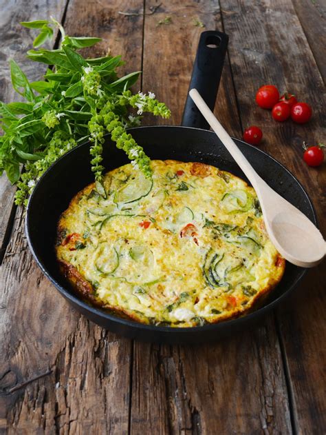 Frittata De Courgettes Recette Facile