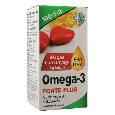 Ft Dr Chen Omega Forte Plus Kapszula Db Herbaposta Webshop