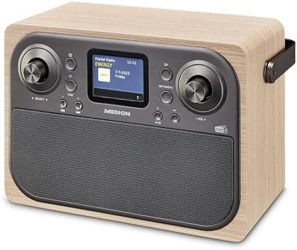 Radio Dab Fm Bluetooth Bois Secteur August Mb Radio Num Rique